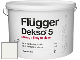 Краска Flugger Dekso 5 матовая краска цвет NO.89 