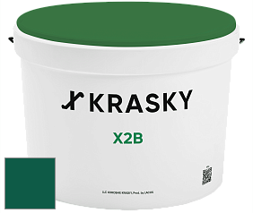 Краска X2B X Krasky глубокоматовая краска для потолков цвет NCS S 5540-B90G 