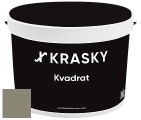Краска X2B Kvadrat X Krasky матовая краска для потолков глубокого чёрного цвета цвет NCS S 5010-G70Y 