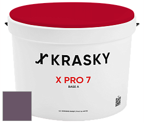 Краска X Pro 7 X Krasky матовая краска для стен и потолков цвет NCS S 6020-R40B 