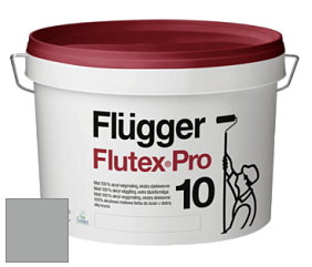 Краска Flugger Flutex Pro 10 матовая моющаяся краска цвет RAL 9006 