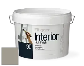 Краска Flugger Interior High Finish 90 акриловая глянцевая эмаль цвет NCS S 4005-Y 