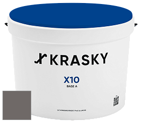 Краска X10 X Krasky шелковисто-матовая краска для стен и потолков цвет NCS S 6502-Y80R 