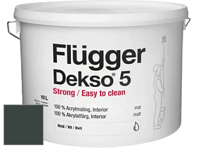 Краска Flugger Dekso 5 матовая краска цвет 4498 