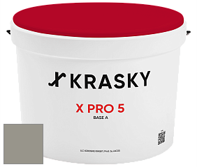 Краска X PRO 5 X Krasky матовая краска для стен и потолков цвет IN-724 