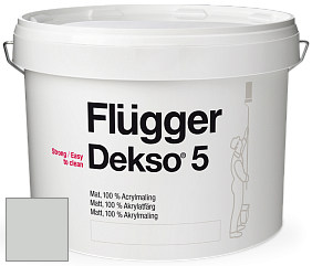 Краска Flugger Dekso 5 матовая краска цвет NCS S 1502-G 