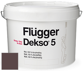 Краска Flugger Dekso 5 матовая краска цвет 4388 