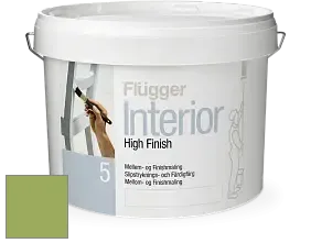Краска Flugger Interior High Finish 5 матовая акриловая краска-грунт цвет NCS S 2050-G40Y 
