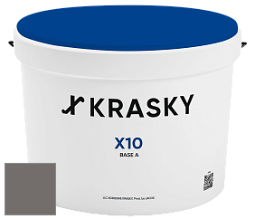 Краска X10 X Krasky шелковисто-матовая краска для стен и потолков цвет 5356 