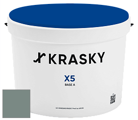 Краска X5 X Krasky матовая краска для стен и потолков цвет NO.61 