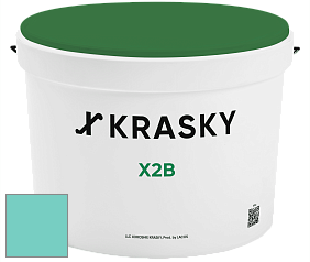Краска X2B X Krasky глубокоматовая краска для потолков цвет NCS S 1040-B60G 