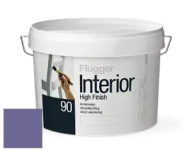 Краска Flugger Interior High Finish 90 акриловая глянцевая эмаль цвет 3447 