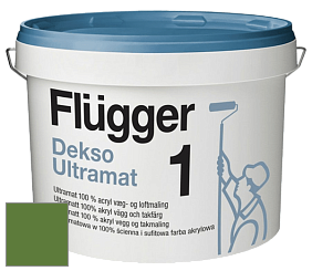 Краска Flugger Dekso 1 ультраматовая краска цвет NCS S 3560-G30Y 