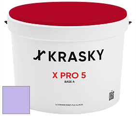 Краска X PRO 5 X Krasky матовая краска для стен и потолков цвет 1443 