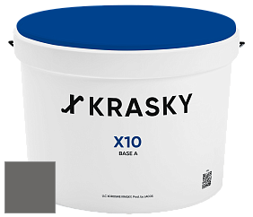Краска X10 X Krasky шелковисто-матовая краска для стен и потолков цвет NO.87 