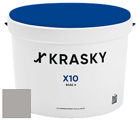 Краска X10 X Krasky шелковисто-матовая краска для стен и потолков цвет 5386 