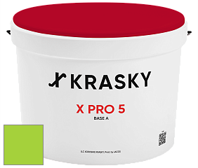Краска X PRO 5 X Krasky матовая краска для стен и потолков цвет 1528 