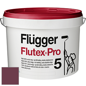 Краска Flugger Flutex Pro 5 матовая краска цвет NCS S 5040-R20B 