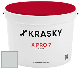 Краска X Pro 7 X Krasky матовая краска для стен и потолков цвет NCS S 1502-B50G 