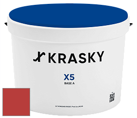 Краска X5 X Krasky матовая краска для стен и потолков цвет NCS S 1580-Y90R 
