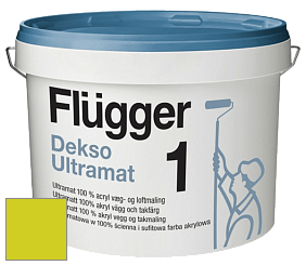 Краска Flugger Dekso 1 ультраматовая краска цвет NCS S 0575-G60Y 
