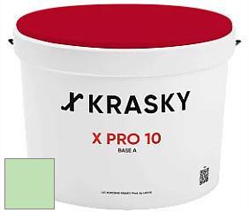 Краска X Pro 10 X Krasky матовая краска для стен и потолков цвет NCS S 0530-G20Y 