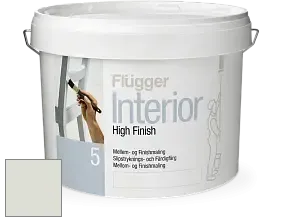 Краска Flugger Interior High Finish 5 матовая акриловая краска-грунт цвет RAL 9002 