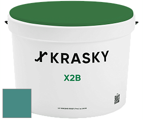 Краска X2B X Krasky глубокоматовая краска для потолков цвет RAL 6033 