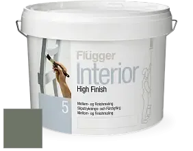 Краска Flugger Interior High Finish 5 матовая акриловая краска-грунт цвет NCS S 6010-G30Y 