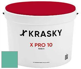 Краска X Pro 10 X Krasky матовая краска для стен и потолков цвет NCS S 2040-B80G 