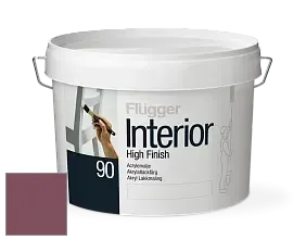 Краска Flugger Interior High Finish 90 акриловая глянцевая эмаль цвет NCS S 5030-R20B 