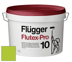 Краска Flugger Flutex Pro 10 матовая моющаяся краска цвет NCS S 0575-G40Y 