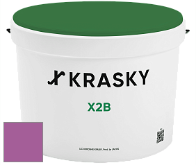 Краска X2B X Krasky глубокоматовая краска для потолков цвет NCS S 2060-R40B 