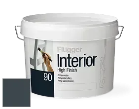 Краска Flugger Interior High Finish 90 акриловая глянцевая эмаль цвет NCS S 8010-B10G 