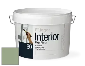 Краска Flugger Interior High Finish 90 акриловая глянцевая эмаль цвет NCS S 3020-G30Y 