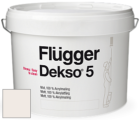 Краска Flugger Dekso 5 матовая краска цвет NCS S 0502-Y50R 