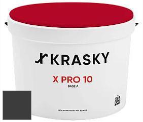 Краска X Pro 10 X Krasky матовая краска для стен и потолков цвет NCS S 9000-N 
