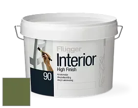 Краска Flugger Interior High Finish 90 акриловая глянцевая эмаль цвет NCS S 5040-G40Y 
