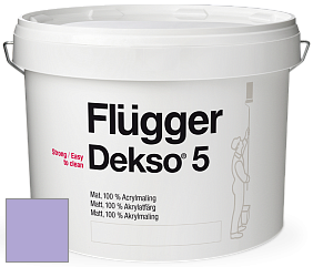 Краска Flugger Dekso 5 матовая краска цвет 2445 