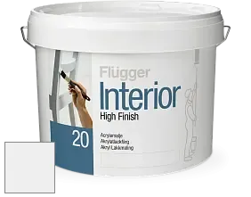Краска Flugger Interior High Finish 20 акриловая полуматовая эмаль цвет 5481 