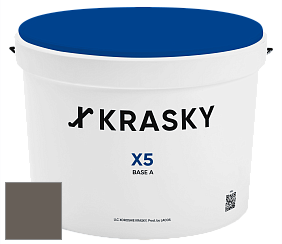 Краска X5 X Krasky матовая краска для стен и потолков цвет NCS S 7005-Y20R 