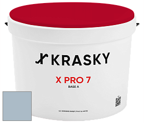 Краска X Pro 7 X Krasky матовая краска для стен и потолков цвет 4463 