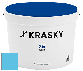 Краска X5 X Krasky матовая краска для стен и потолков цвет 1484 