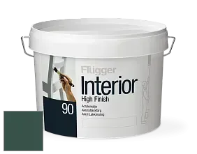 Краска Flugger Interior High Finish 90 акриловая глянцевая эмаль цвет NCS S 7020-B90G 