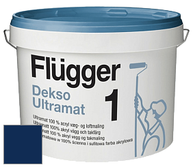 Краска Flugger Dekso 1 ультраматовая краска цвет RAL 5026 