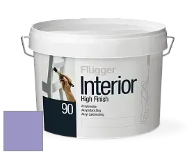 Краска Flugger Interior High Finish 90 акриловая глянцевая эмаль цвет NCS S 2040-R60B 
