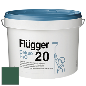 Краска Flugger Dekso H2O 20 полуматовая краска цвет NCS S 6030-G 
