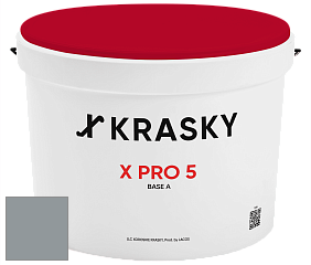 Краска X PRO 5 X Krasky матовая краска для стен и потолков цвет NCS S 4005-B 