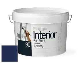 Краска Flugger Interior High Finish 90 акриловая глянцевая эмаль цвет RAL 5013 