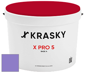 Краска X PRO 5 X Krasky матовая краска для стен и потолков цвет 1446 
